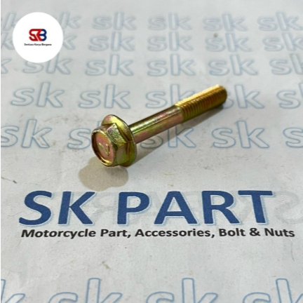 Baut Topi Baut Flange M6x40mm / Flange Bolt M6x40mm Kunci 10