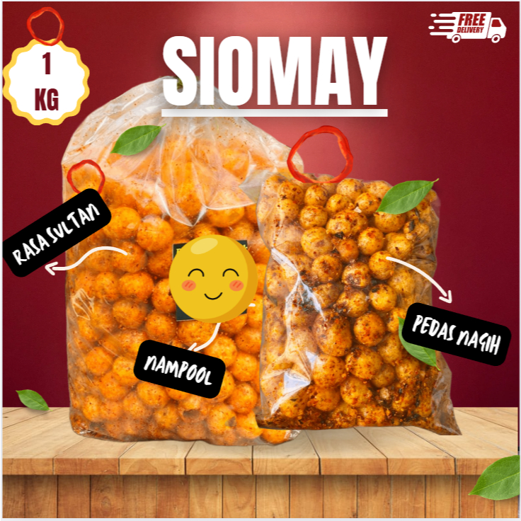 

1KG SIOMAY KERING BUMBU DAUN JERUK ORIGINAL PEDAS DAN XTRA PEDAS GURIH DAN KRIUK KRIUK
