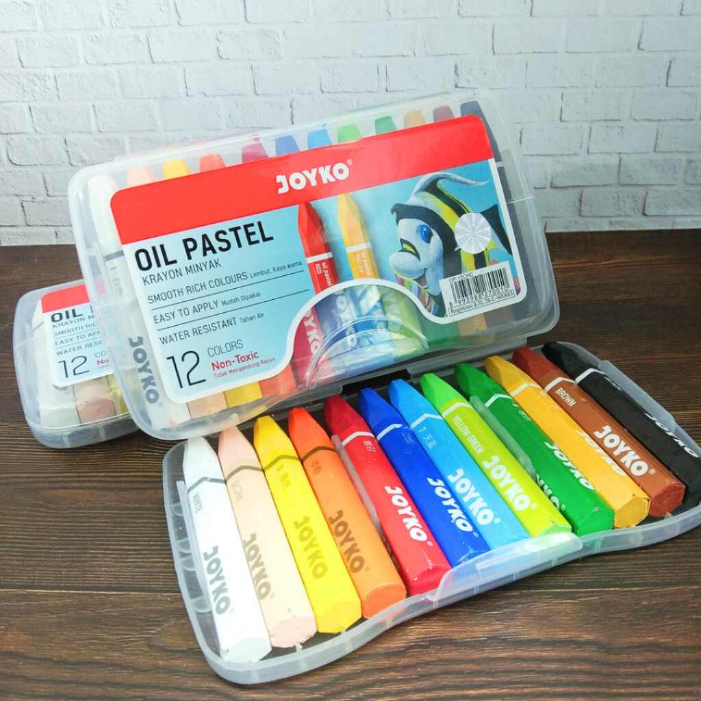 

Crayon Joyko 12 Warna / Oil Pastel Joyko 12 Warna