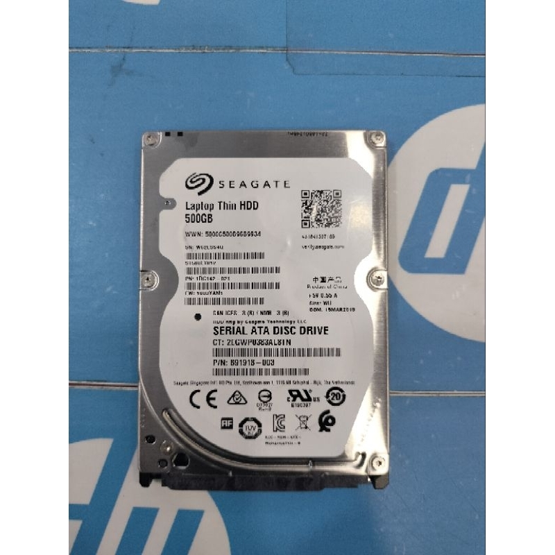 Hardisk Internal Merk Seagate 500 Gb Original Copotan bekas Upgrade SSD
