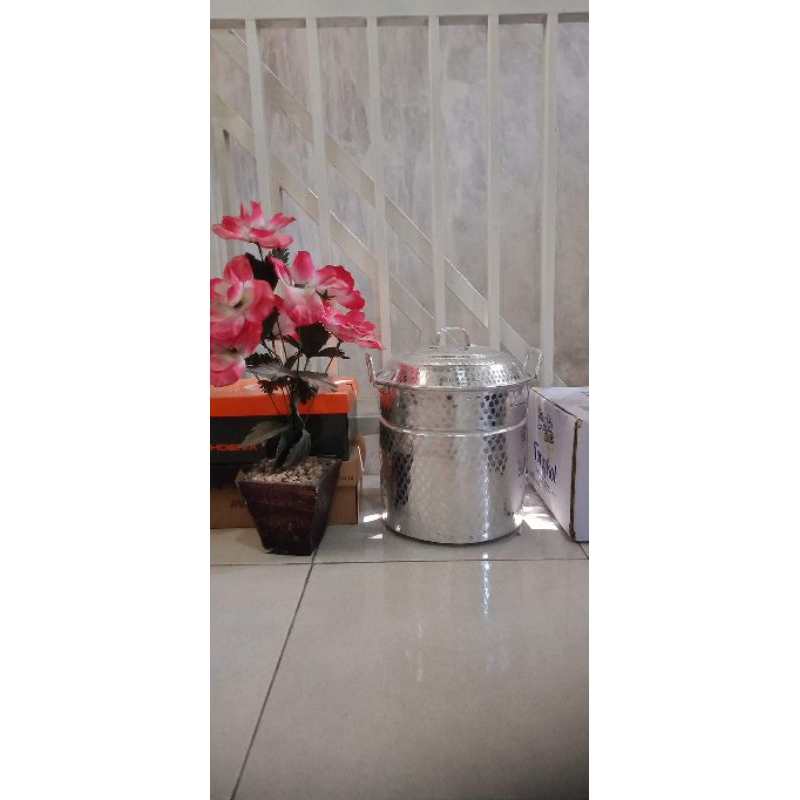 Dandang Bakso Rumahan Aluminium tebal Diameter 24cm