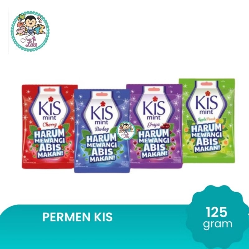 

Permen Kis Cherry, Apple Peach, Grape dan Barley Mint Sak (50 butir)