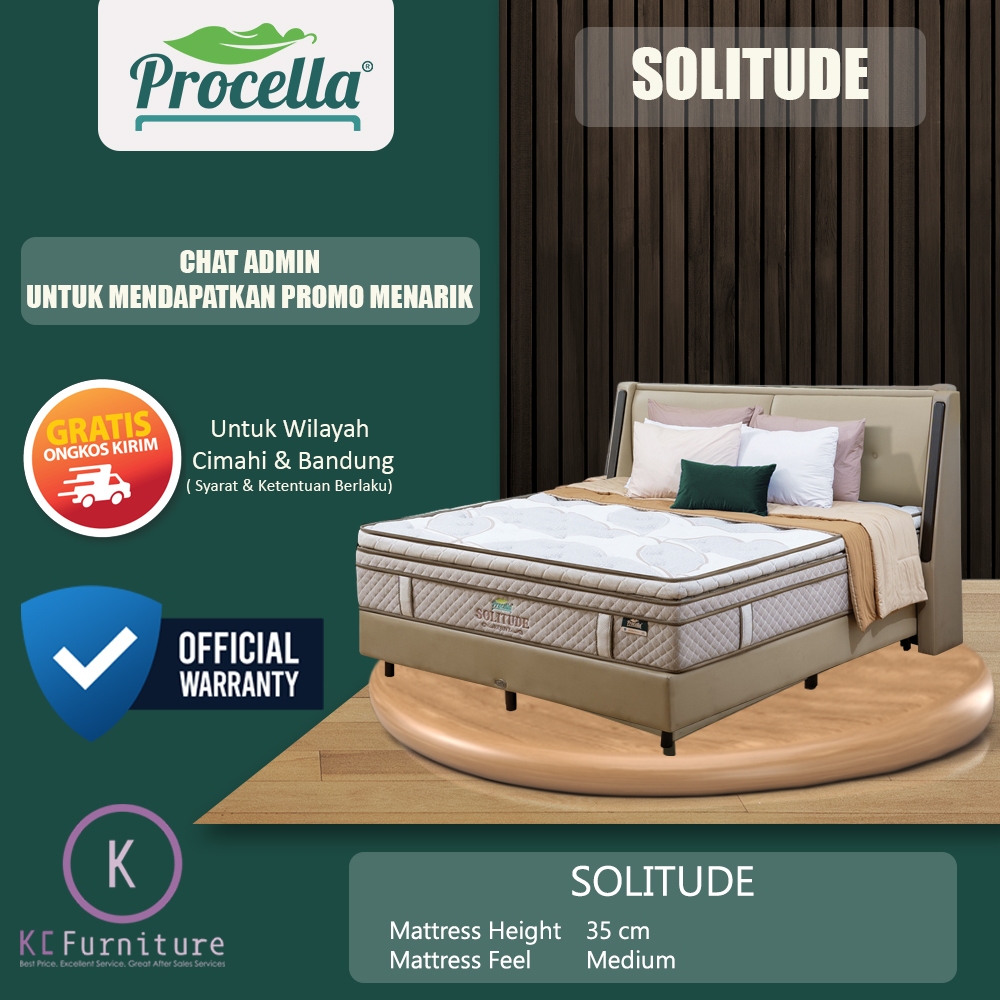 Kasur Springbed Procella - Solitude ( Full Set dengan Divan dan Sandaran )