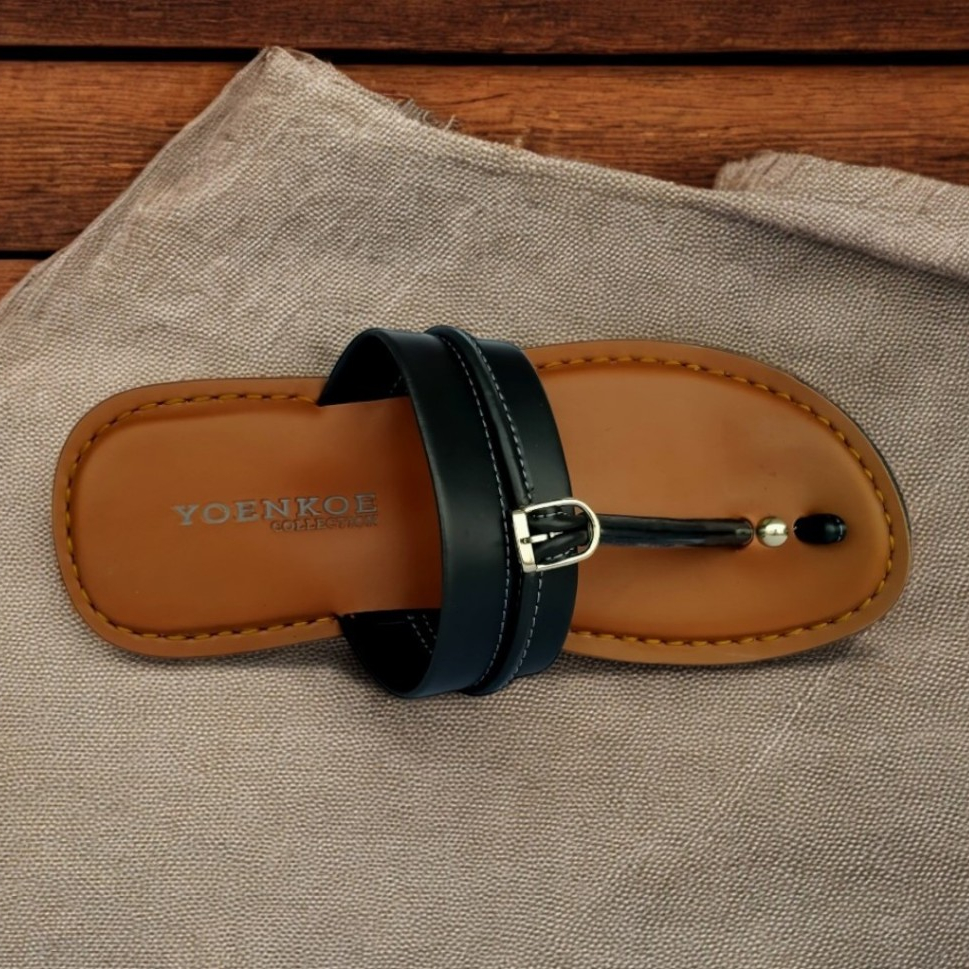 Sandal Jepit Tarumpah Kulit Tasik Sandal Kulit Pria Dewasa Bawah Karet Nonslip Terbaik