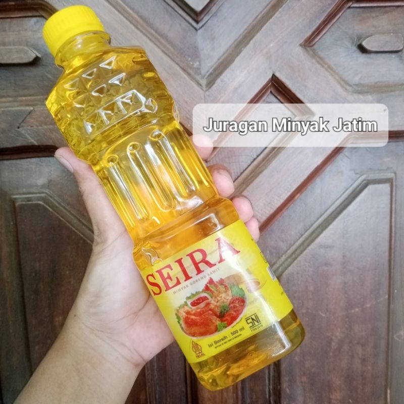 

Minyak Goreng Seira 500 ml Kemasan Botol isi 12 pcs