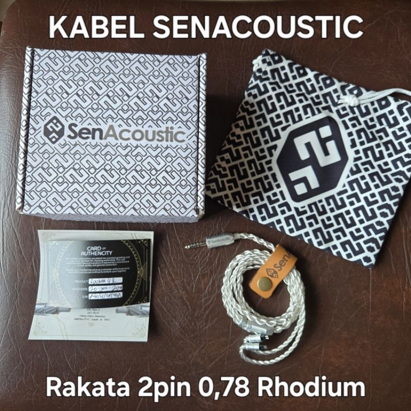 Kabel SenAcoustic Rakata SPC 2pin 0,78 4,4mm Balance Rhodium