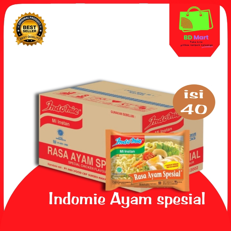 

1 DUS ISI 40 - INDOMIE AYAM SPESIAL makanan mie instan kuah