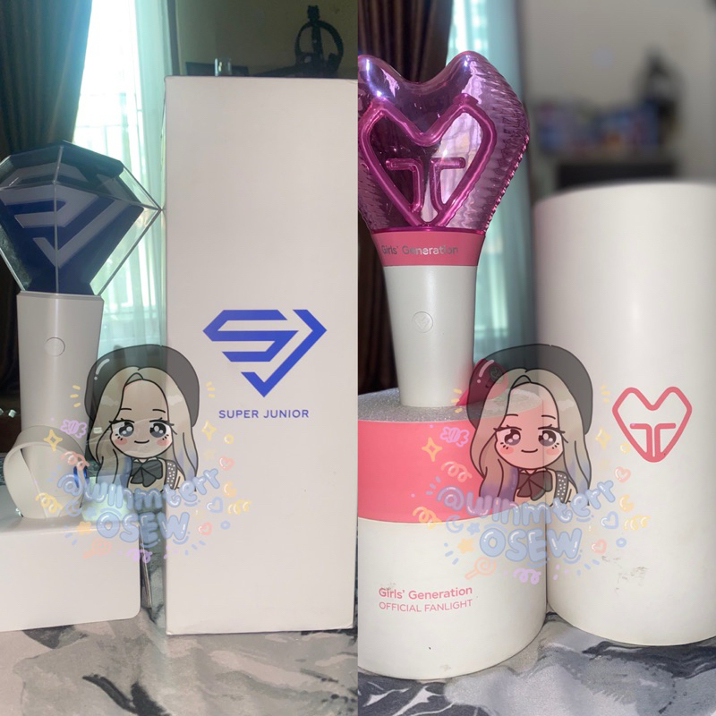 Preloved / Unsealead Lightstick Super Junior Suju V2, SNSD Girl’s Generation V1