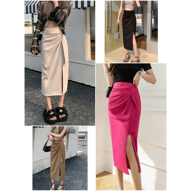 Tamara Midi Skirt Korean Style