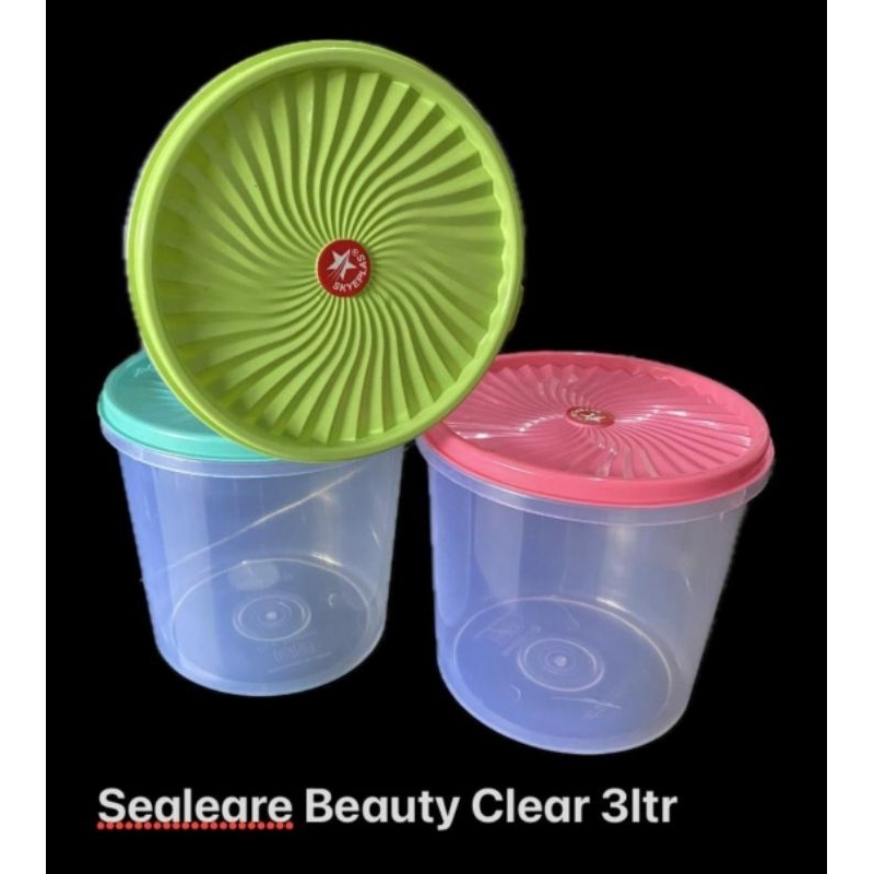 SKYEPLAST- [3PCS ] TOPLES PLASTIK 3 LITER / TOPLES KERUPUK SNACK DLL SERBAGUNA
