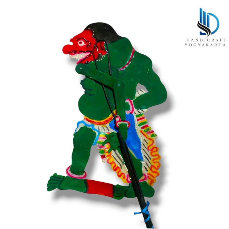 Handicraftyogyakarta | Wayang Kulit Asli Buto Ijo Ukuran Kidangan