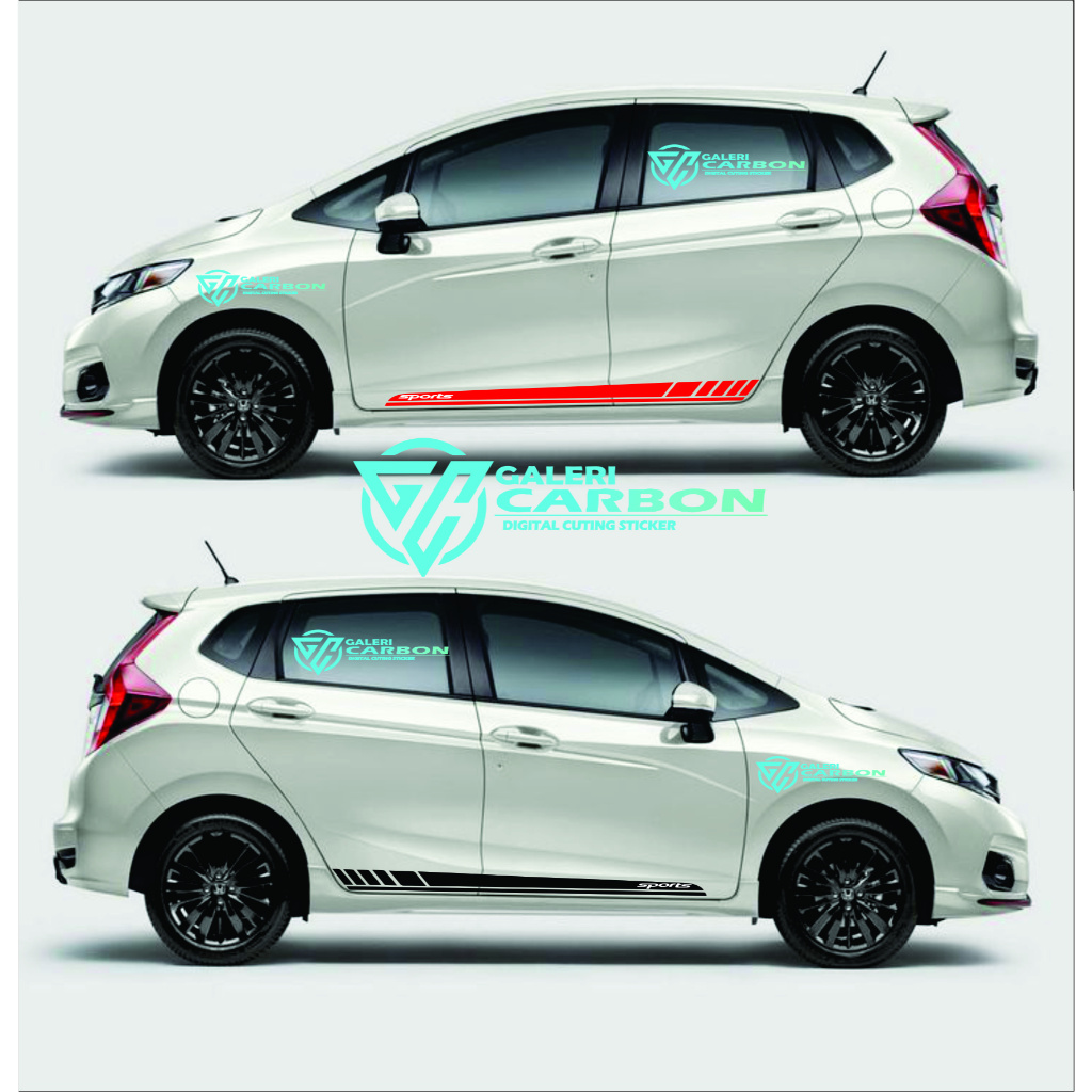 TERBARU 1 SET Cutting Sticker list variasi mobil honda jazz