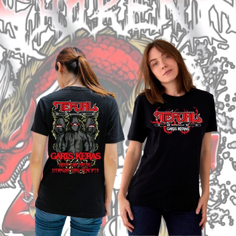 PROMO KAOS TERJAL GARIS KERAS KAOS TERJAL PSHT KAOS PSHT KAOS OVERZISE UKURAN M, L, XL, XXL, XXXL, X