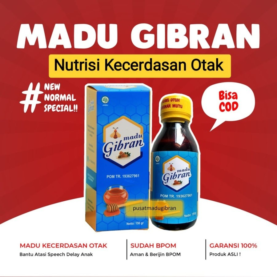 

Madu Gibran - Nutrisi Kecerdasan Otak