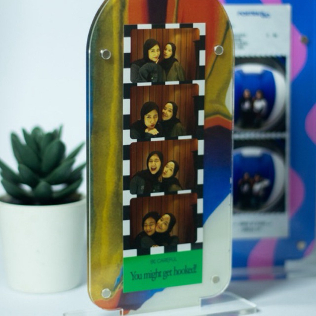 frame photostrip acrylic / frame photobox akrilik  / frame photo
