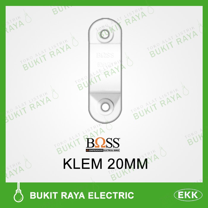 Boss Klem 20mm Putih Pipa Konduit