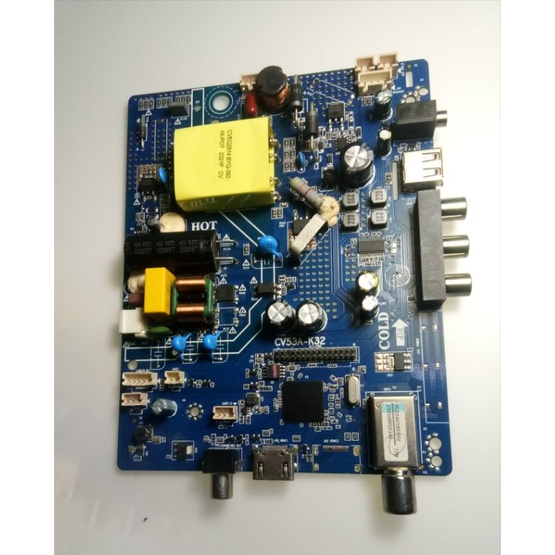 Mainboard modul mobo mb mesin tv polytron PLD 24V1853 24V123 PLD24V1853 PLD24V123