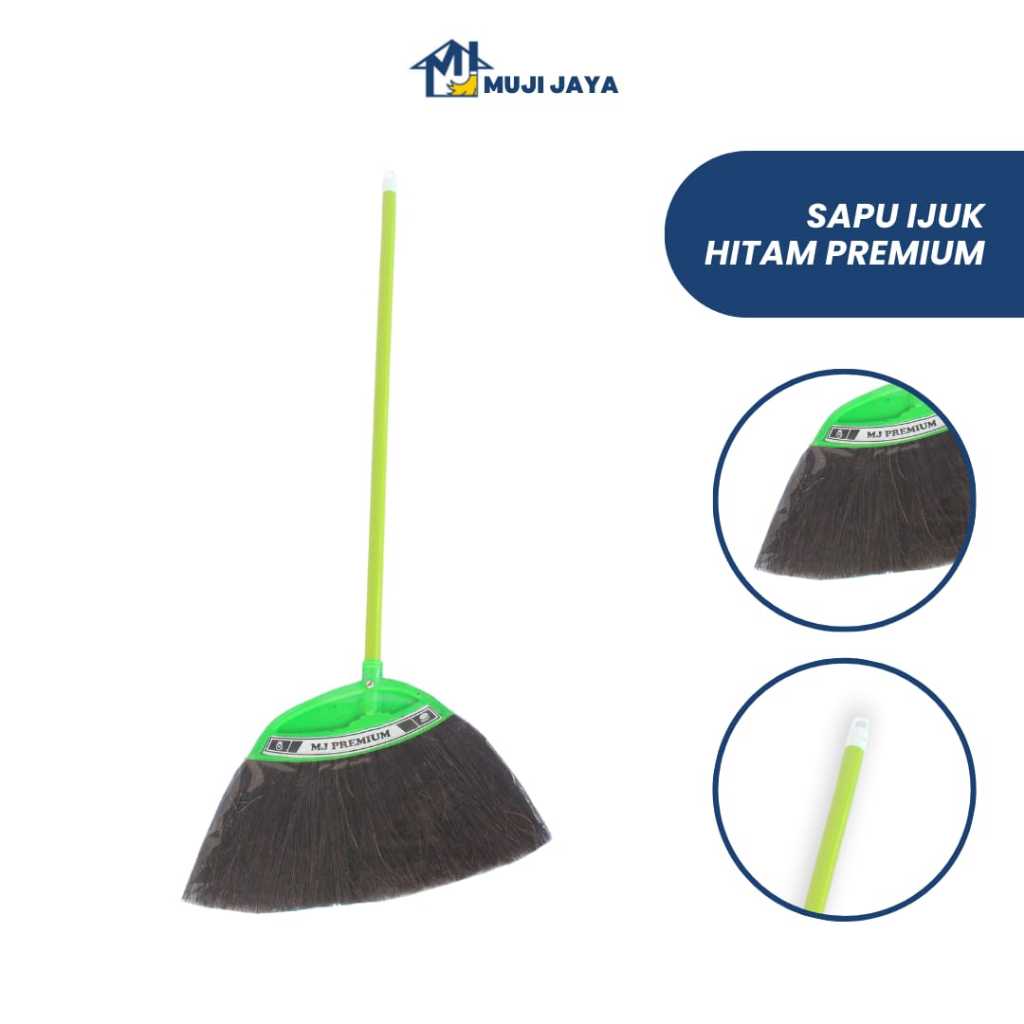 Sapu Ijuk Hitam Premium Muji Jaya