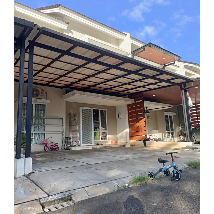 Gratis kanopi baja ringan tiang hollo alderon rs teasang