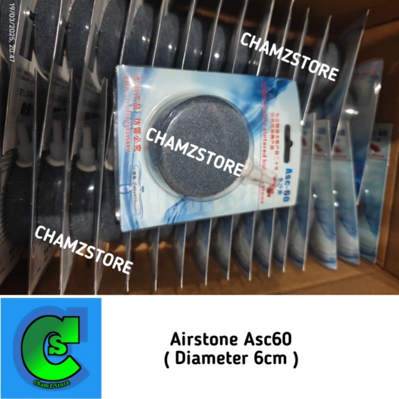 Batu aerator airstone asc60 / airstone batu aerator 6cm / airstone / batu aerator