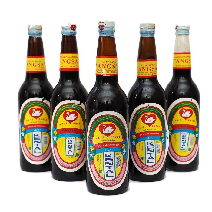 

Kecap Kental Manis Cap Hati Angsa 600ml Botol Besar