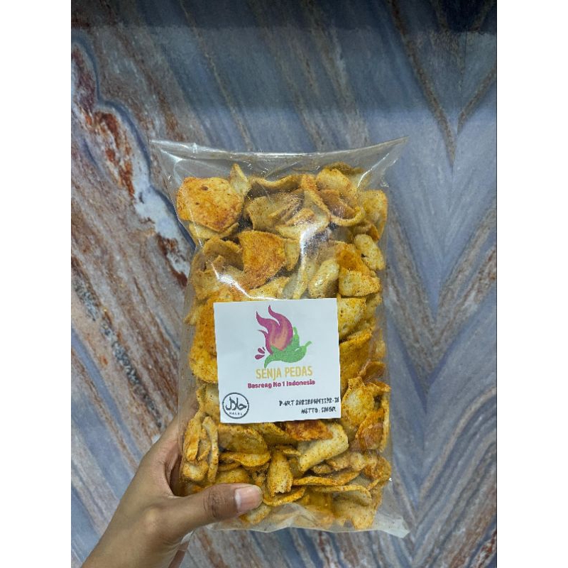 

Basreng Pedas Daun Jeruk - Senja Pedas 500gr