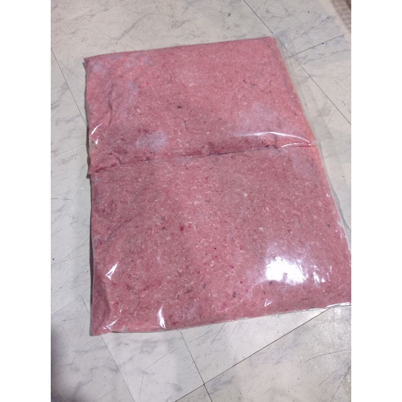 raw food ayam 1kg  anjing-kucing