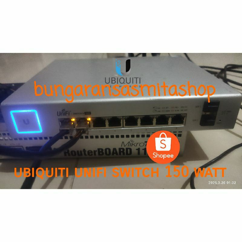 Switch Ubiquiti Unifi Switch 8 Port 150 Watt Us-8-150W