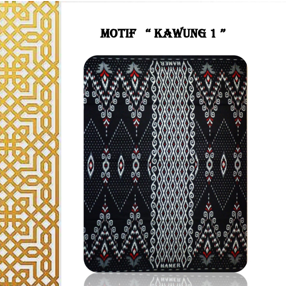 ZEEYANA Sarung Hamer Motif KAWUNG Exclusive by Tamer House