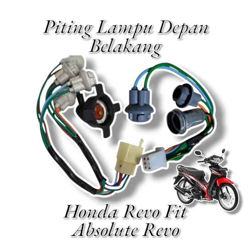 kabel piting lampu depan revo absolute revo fit karbu piting lampu depan belakang