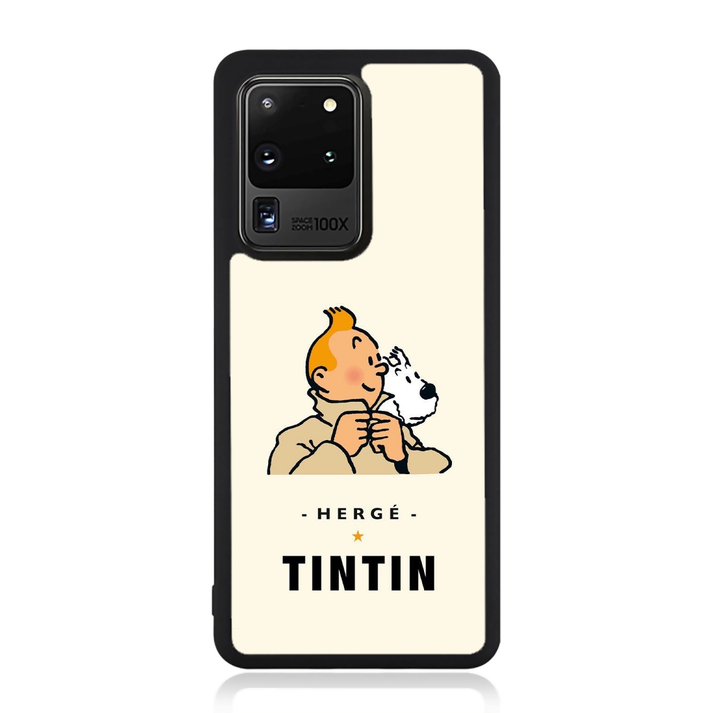 Case Samsung Note 20 10 9 8 7 Plus ultra Lite Edge TPU Phone Softcase Custom Rin Tin Tin HERGE