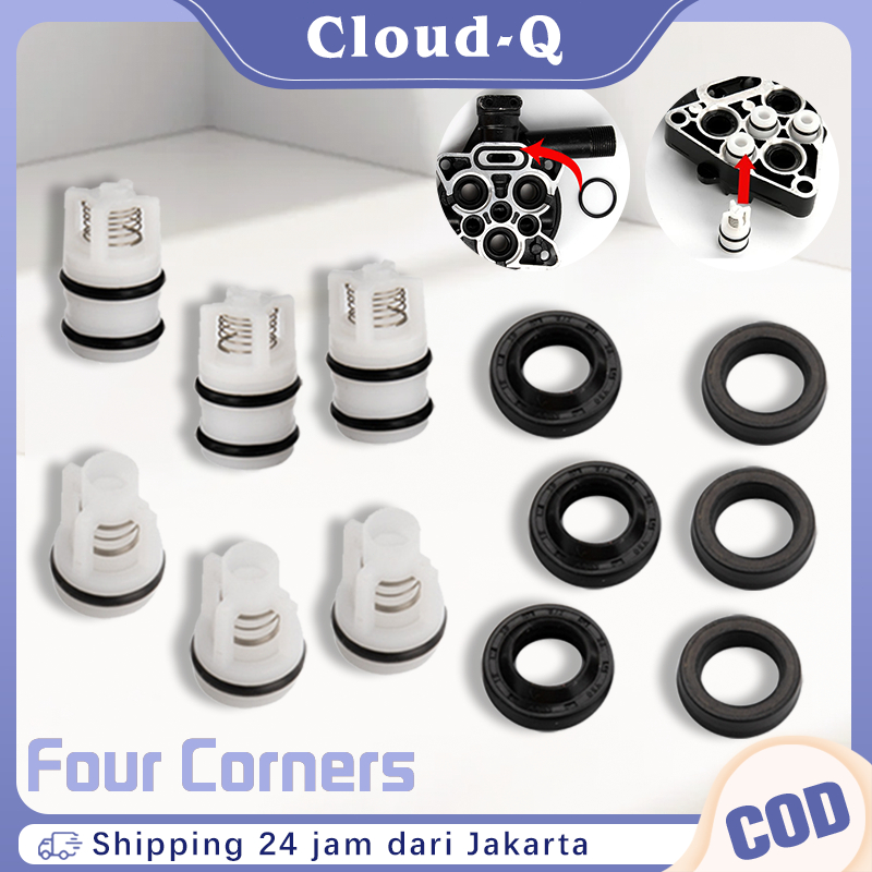 Sparepart Jet Cleaner High Pressure 12pcs Oil Seal Water Seal Inlet Valve Outlet Valve Jet Cleaner