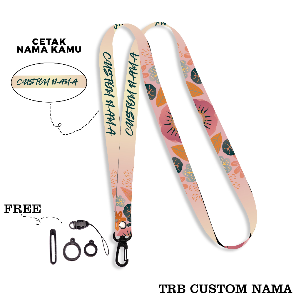 

ID LANYARD CUSTOM NAMA SATUAN GIRLY SERIES 1,5 CM BISA REQUEST NAMA TALI GANTUNGAN HP AESTHETIC