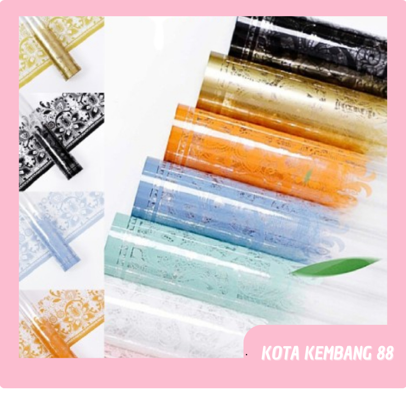 

20 LEMBAR Kertas Bunga Cellophane Brocade Flower Wrapping Paper Buket KB121