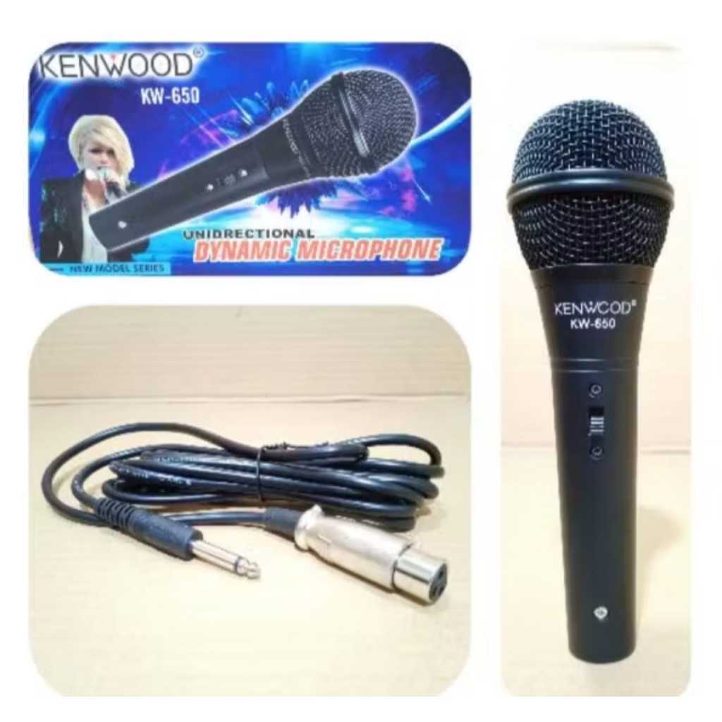 Mic Kabel Handle KENWOOD KW-650 DYNAMIC MICROPHONE
