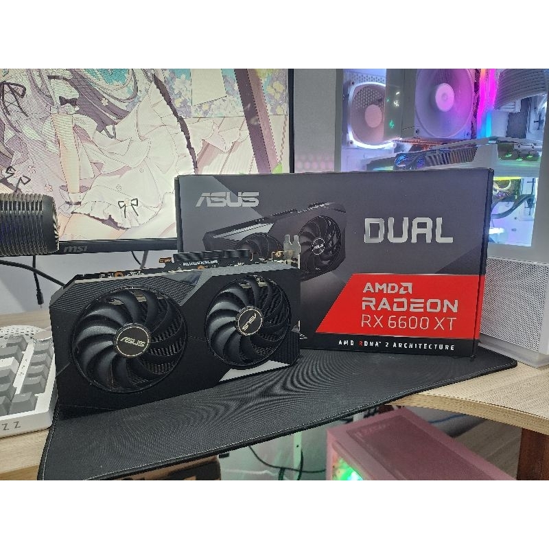 VGA Asus Dual RX 6600 XT 8Gb Bekas Second
