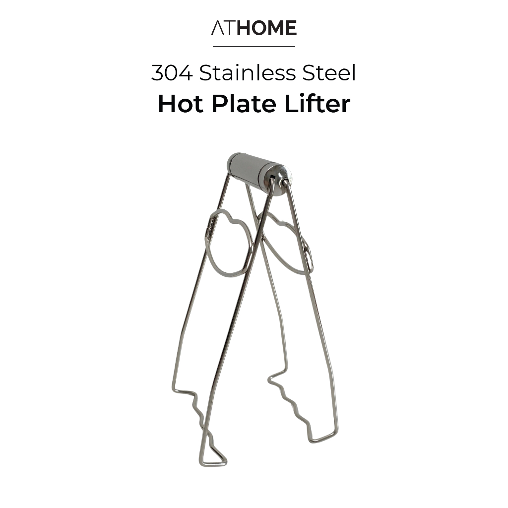 ATHOME Hot Plate Lifter / Penjepit Piring Mangkok Premium Stainless 304