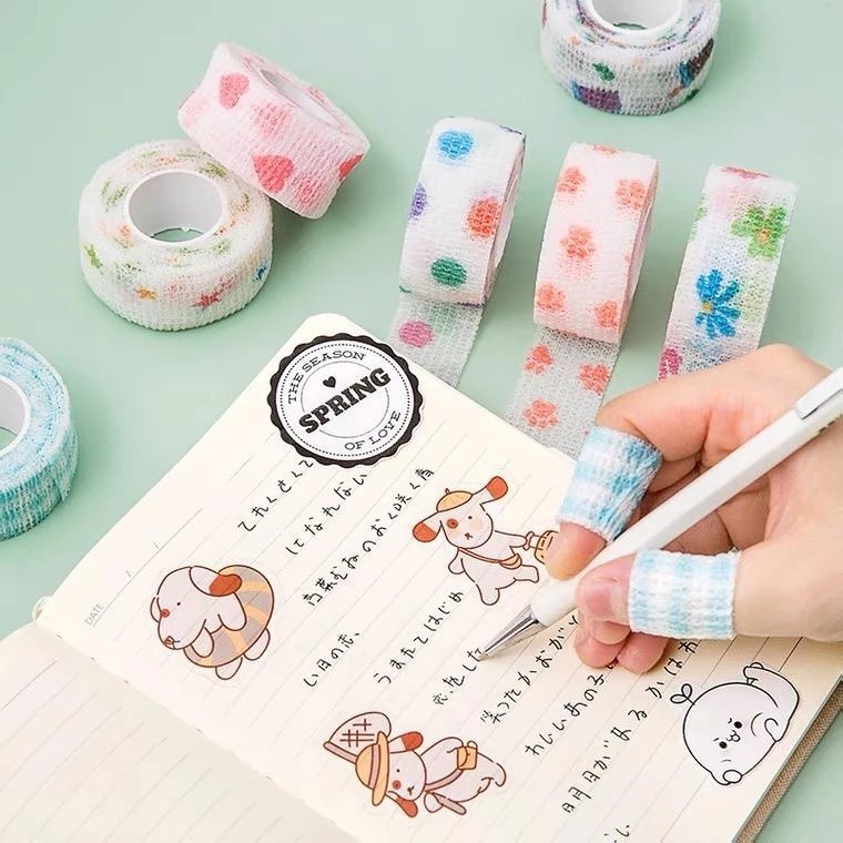 OLEO Finger Tape Jari Sport Pelindung Tangan Perban Elastis Pencegah Kapalan