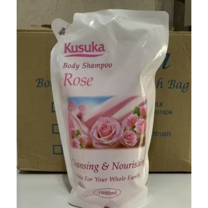 Kusuka Sabun Mandi Cair KUSUKA 1000ml ROSE