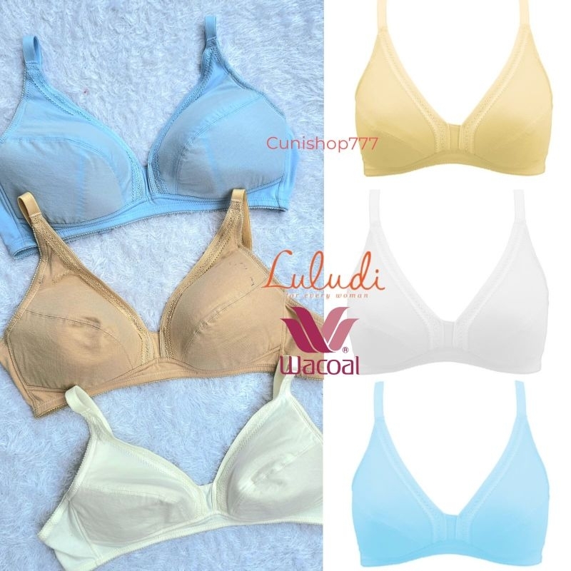 BRA LULUDI FEEL FREE FULL CUP COTTON LB 4959 K9 TANPA KAWAT BUSA TIPIS NO WIRE WIRELESS BH WANITA LB