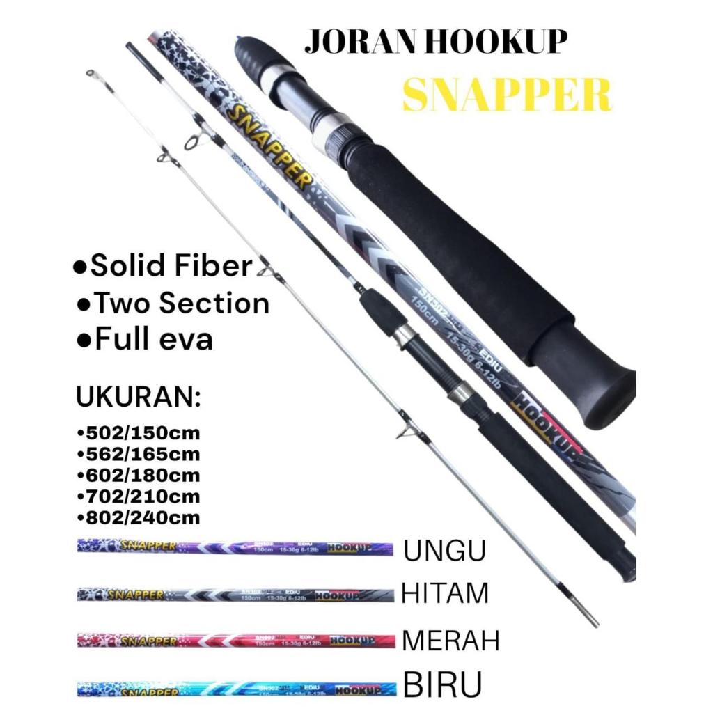 Joran Spinning Fiber Hookup Snapper