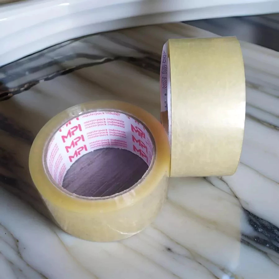 

Lakban Bening Ukuran Panjang 45 mm Panjang 80 Yard Kualitas Bagus Dan Tidak Mudah Putus Merek MPI