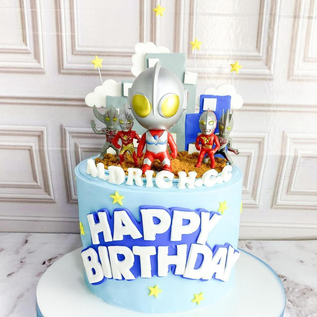 

Kue Ulang tahun/Birthday cake/Kue Ultah Tema Ultraman/Kue Birthday jakarta