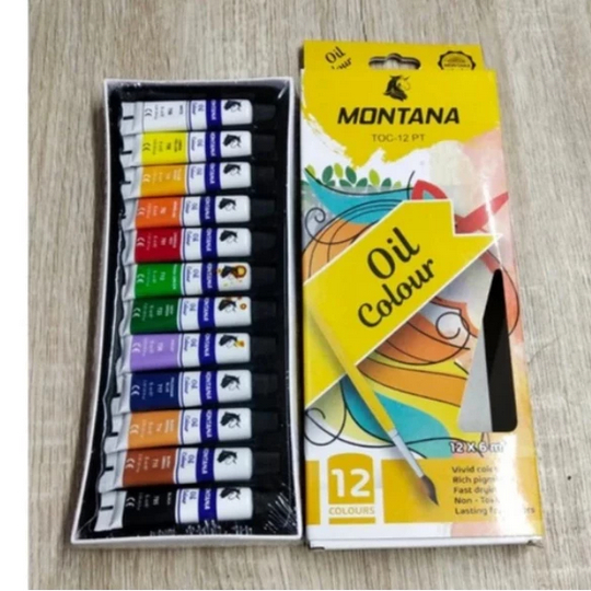 

MONTANA OIL COLOUR | CAT MINYAK 12 warna (code 22 14 53u)
