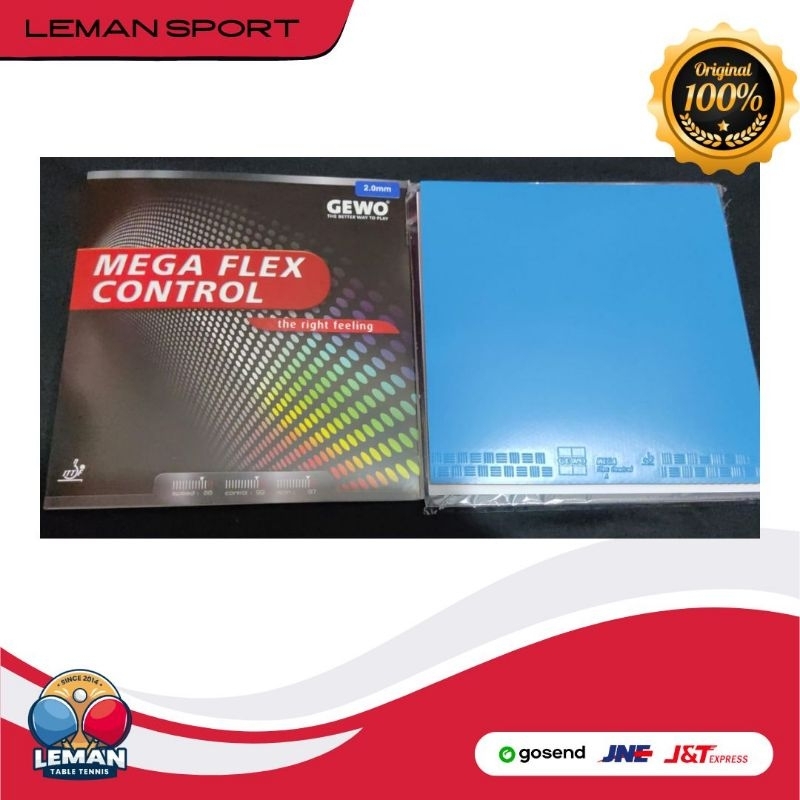 Karet GEWO Mega Flexx Control 2.0mm / Karet Pingpong Tenis Meja