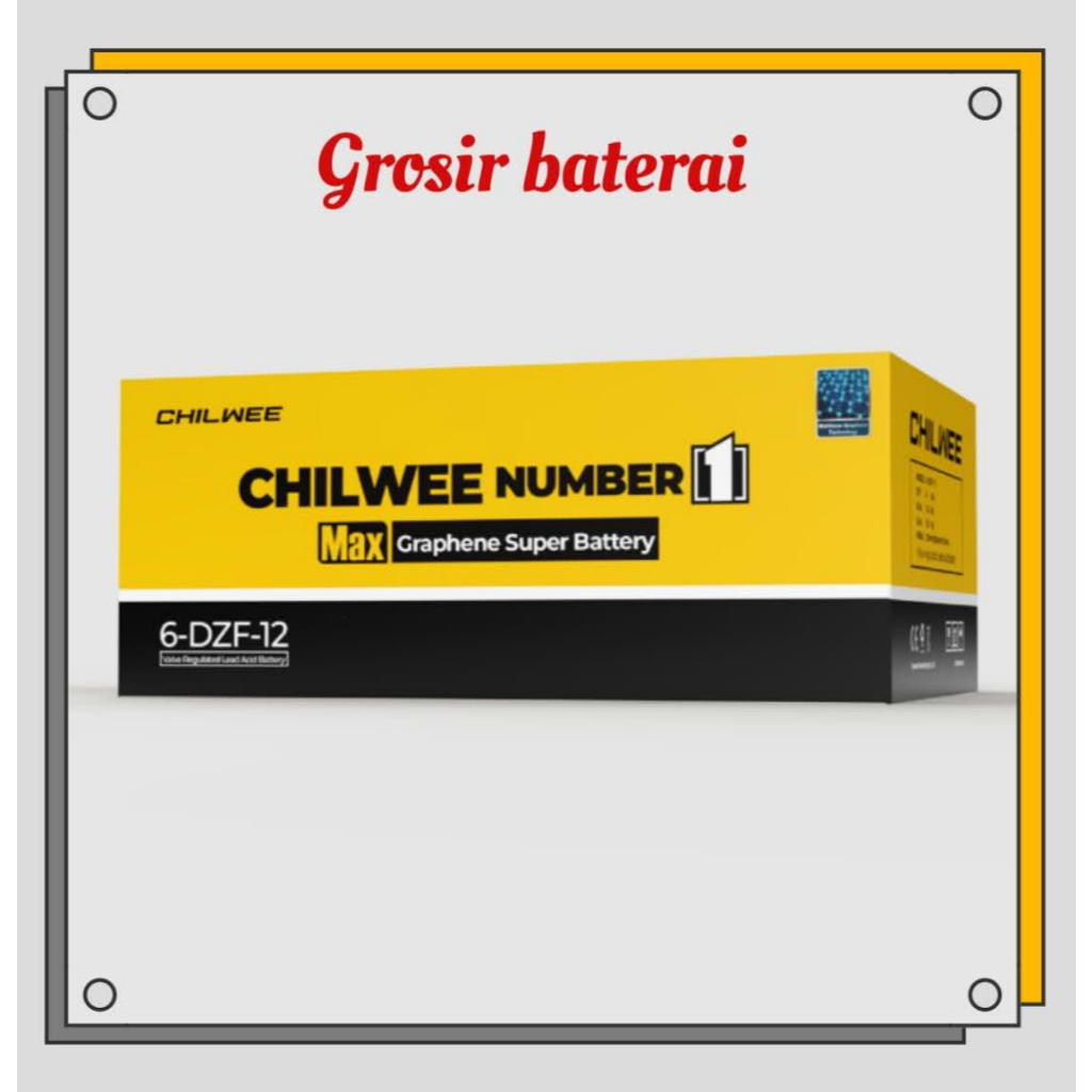 Chilweee Baterai Max Graphene Super Chilwee Number 6-DZF-12