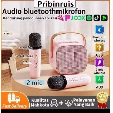 set speaker bluetooth 2 mic tanpa kabel