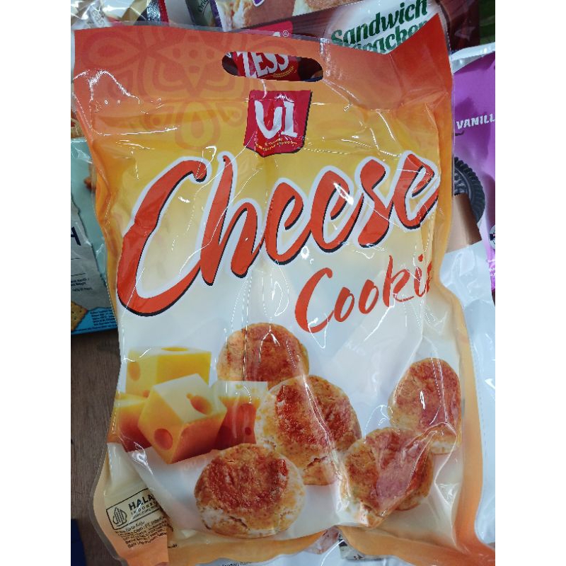 

U1 Cookies Cheese Cookies. Kue kemasan rasa keju. Jajan Impor
