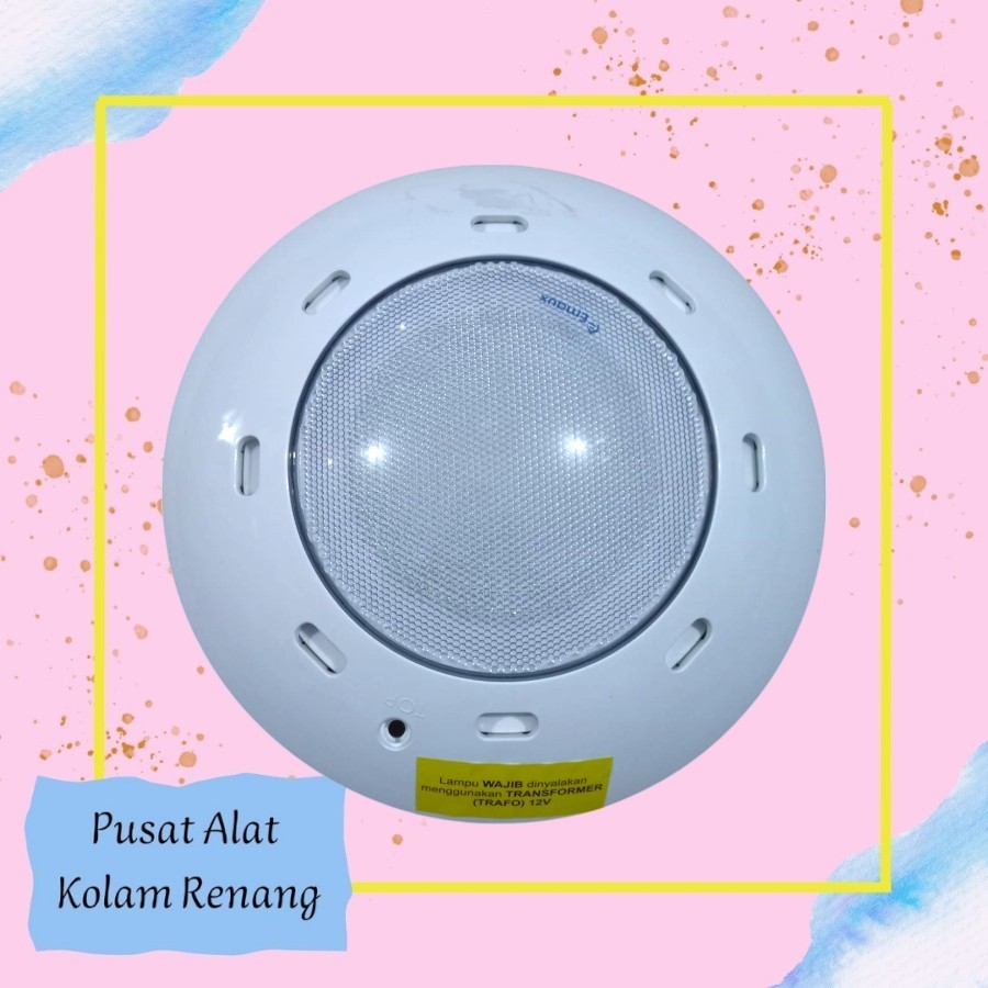 Lampu Kolam Renang LED 8 Watt Emaux / Under water Light Kolam Renang