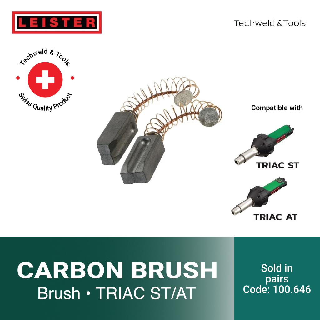 LEISTER Carbon Brush TRIAC ST/AT – Swiss Made